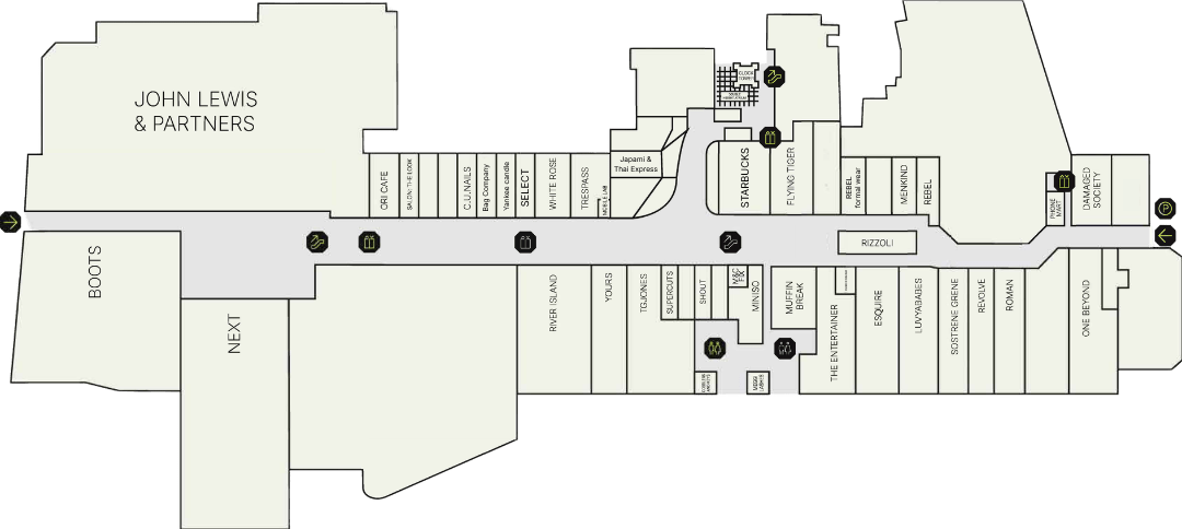 Victoria Centre Map | Find Your Favourite Store Here